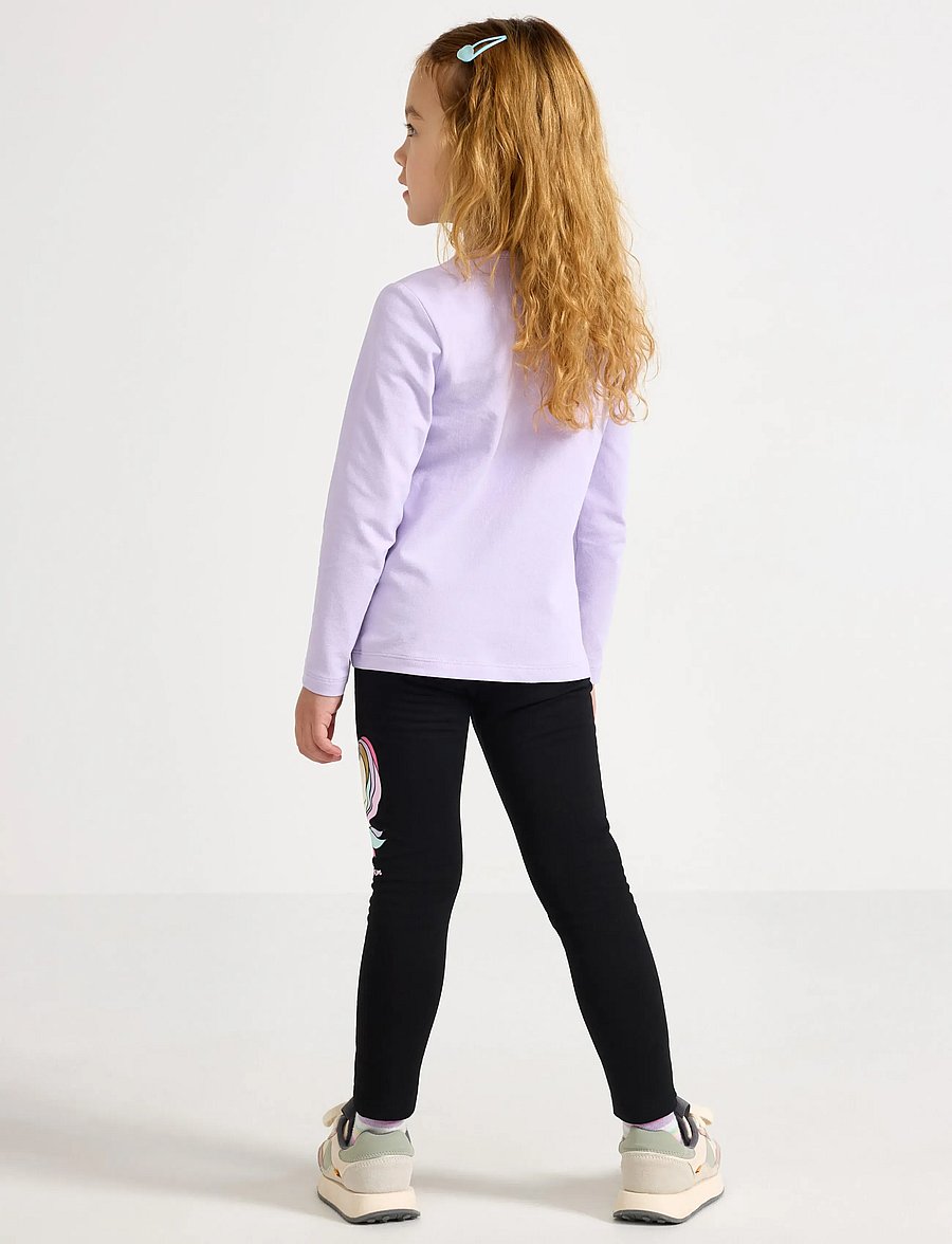 Lindex - Leggings with brushed inside - leggings - black - 3