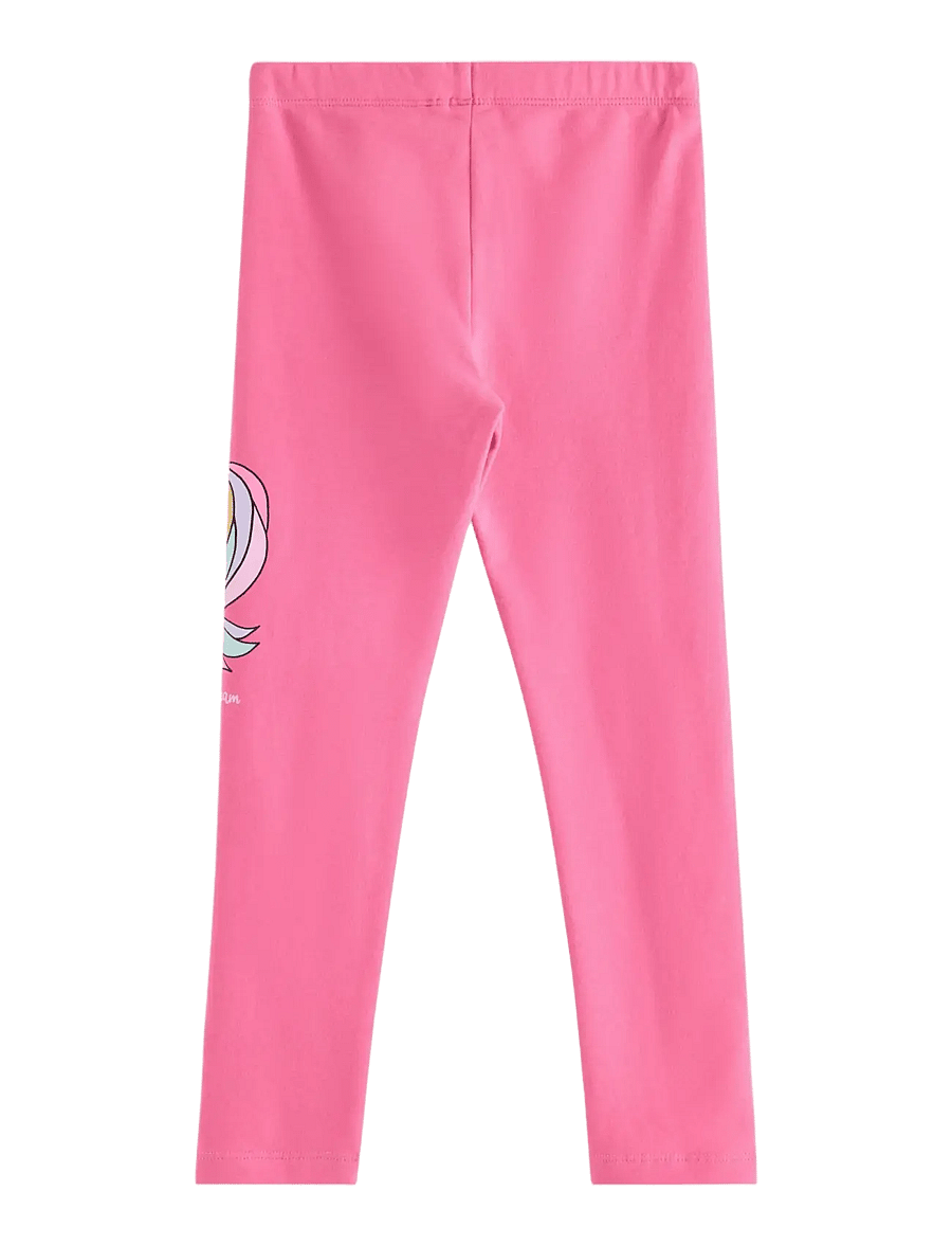 Lindex - Leggings with brushed inside - leggings - pink - 2
