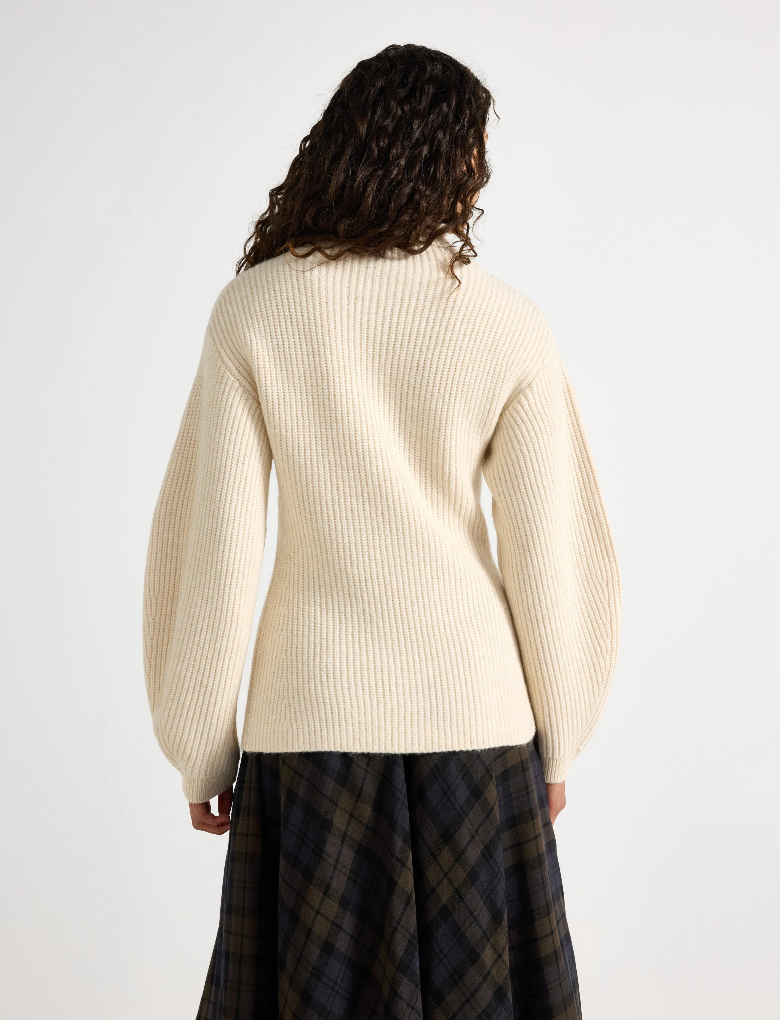 Knitted Zip Cardigan 2