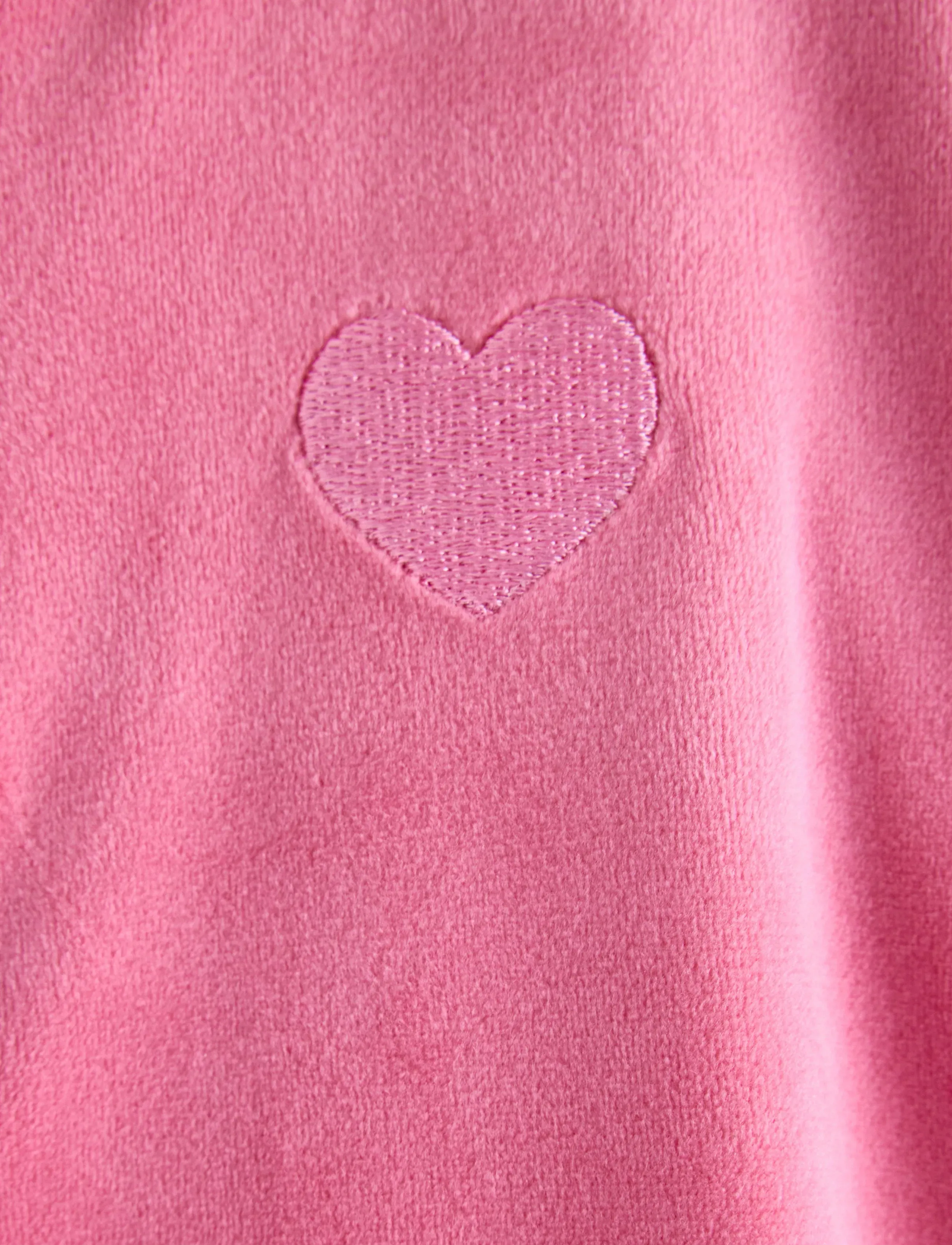 Lindex - Hoodie in velour - pink - 2