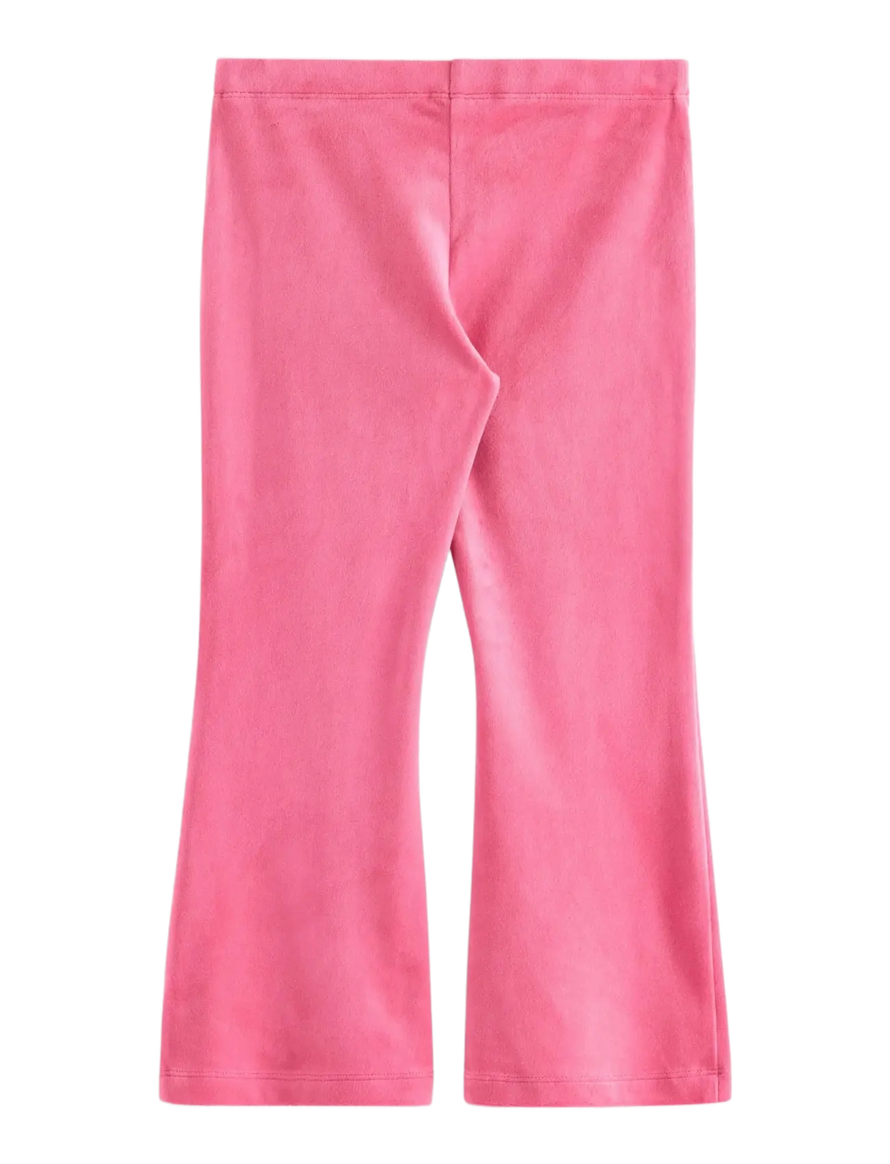 Lindex - Solid flared leggings in velour - leggings - pink - 2