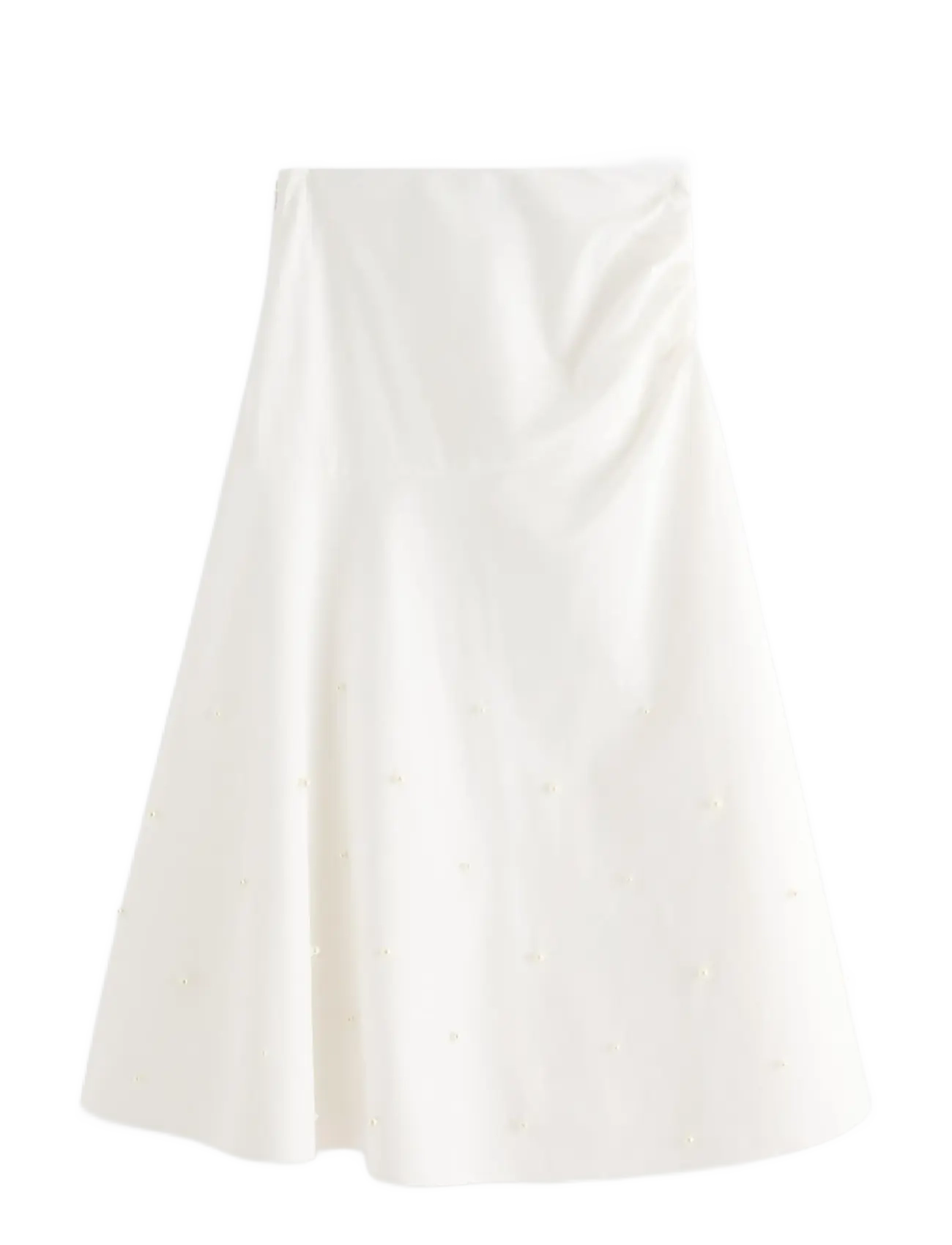 Lindex - Midi skirt with pearls - midi nederdele - white - 2