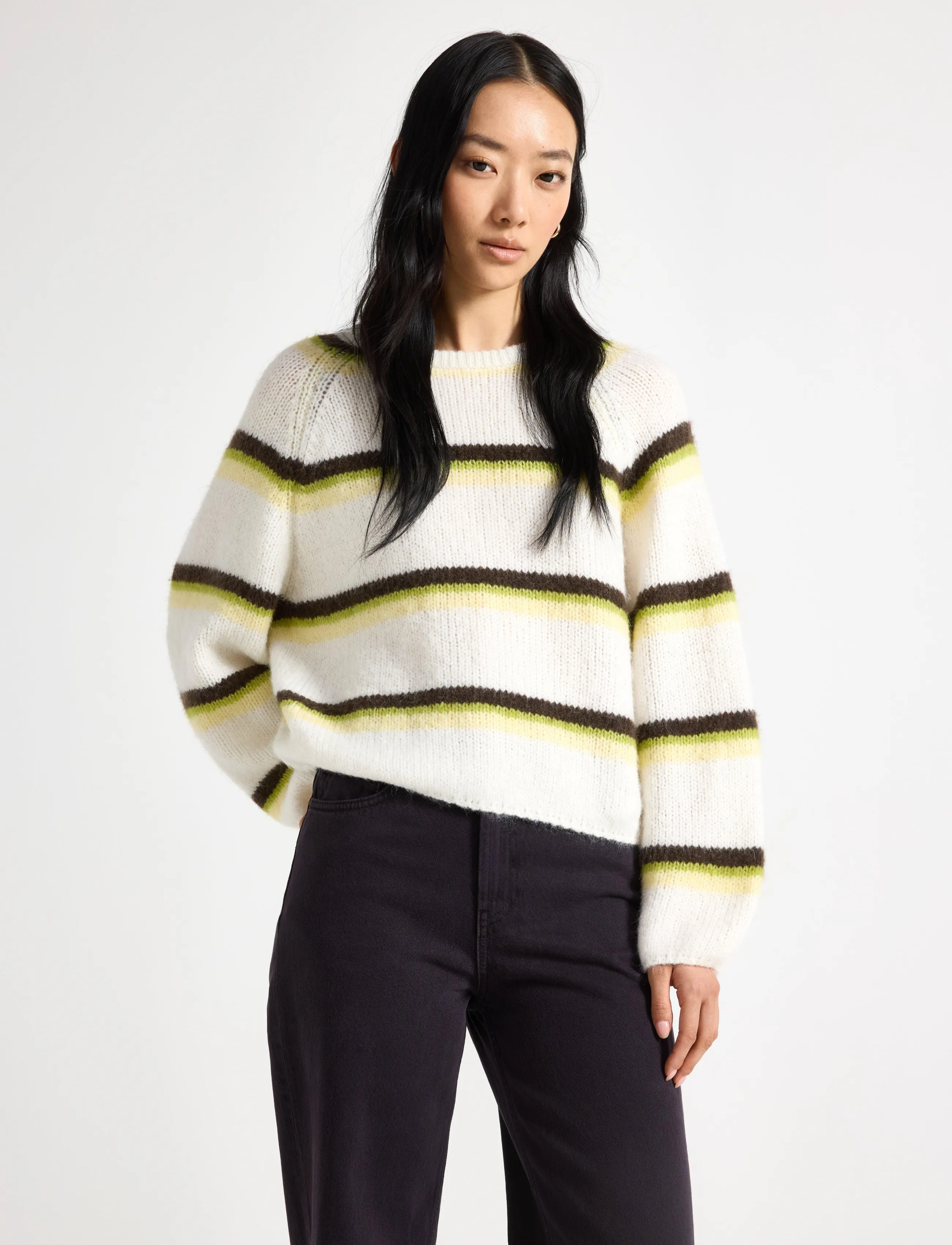 Lindex Knitted Jumper, M, Knitwear, Weiß - Jumpers, Frauen