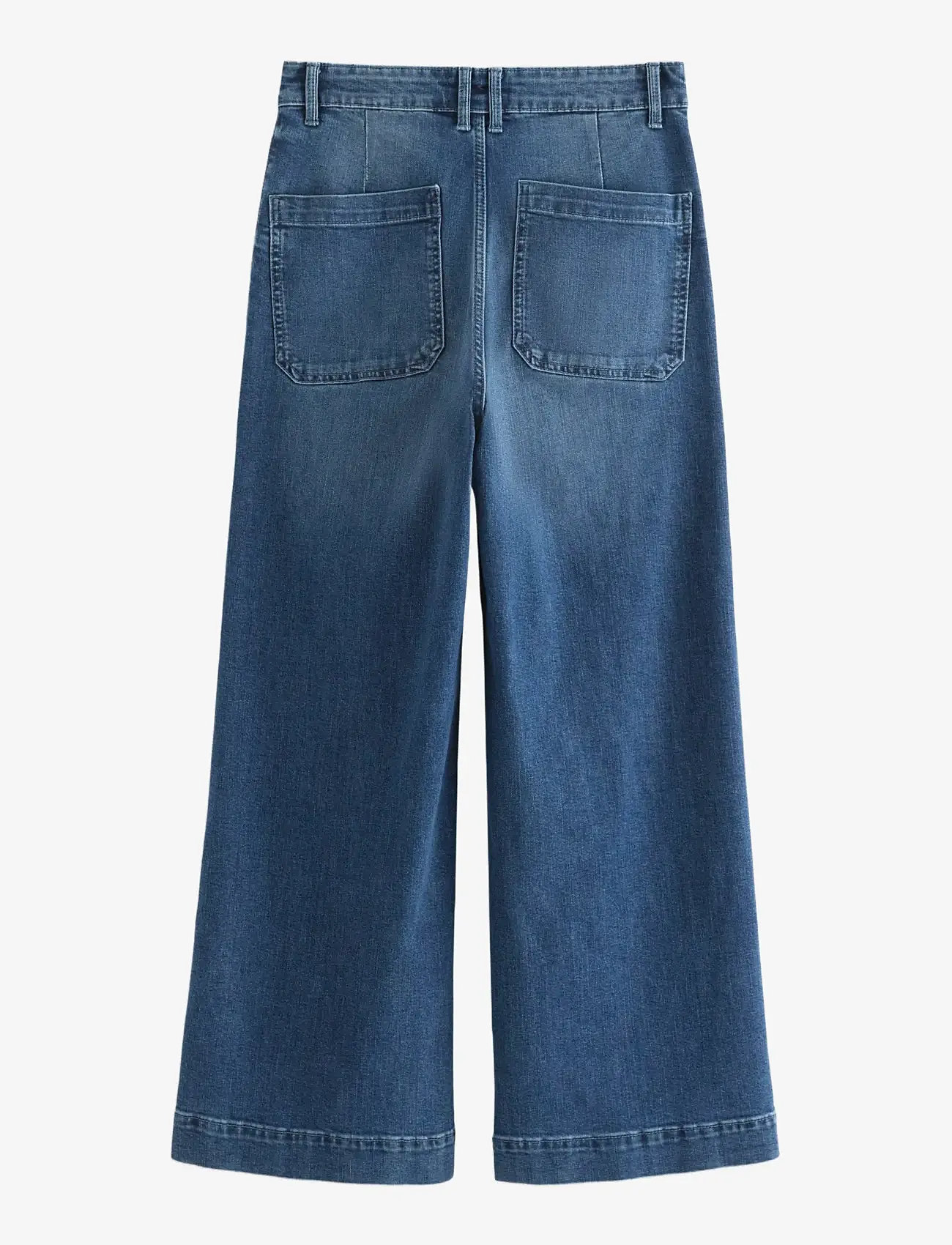 Lindex - WIDE jeans with high waist - brede jeans - denim blue - 2