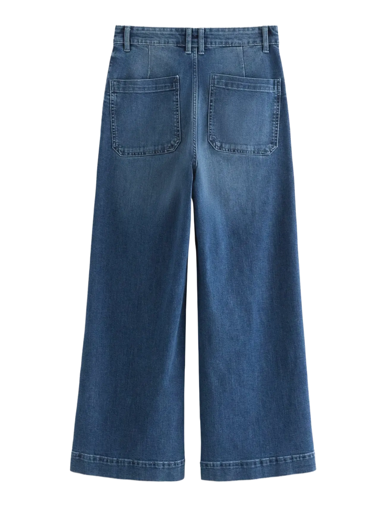Lindex - WIDE jeans with high waist - wide leg jeans - denim blue - 2