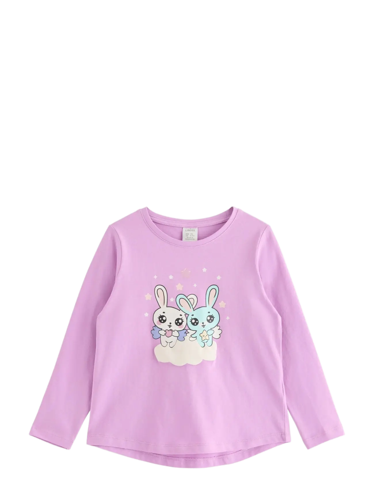 Lindex Long-sleeved top with bunnies - Rõivad väikelastele - LIGHT LILAC / purple