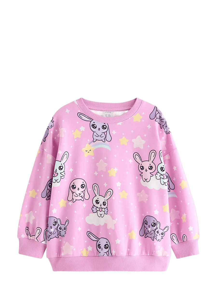 Lindex - Sweatshirt with brushed inside - sweatshirts - light lilac - 1