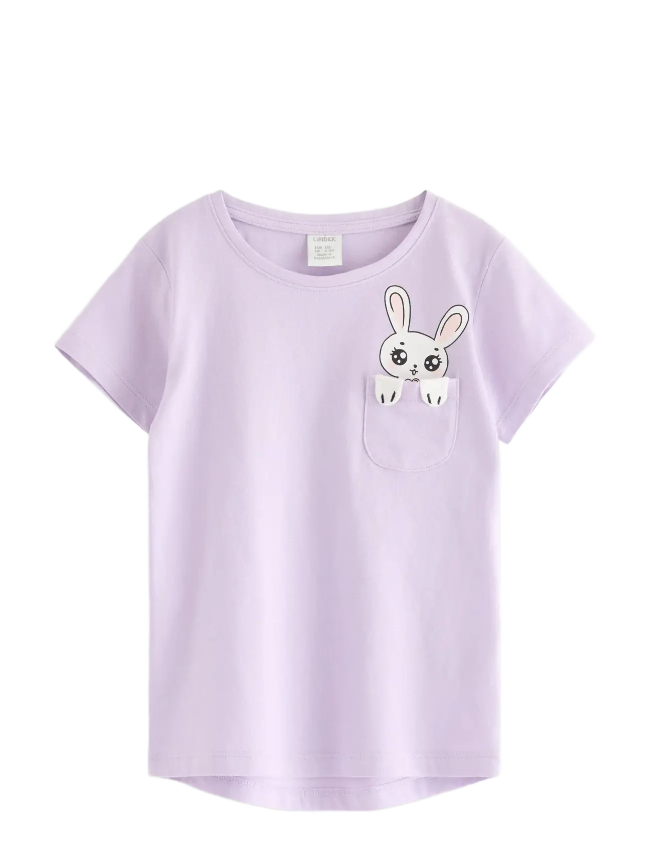 Lindex Short sleeved top - Topid ja T-särgid - LIGHT LILAC / purple