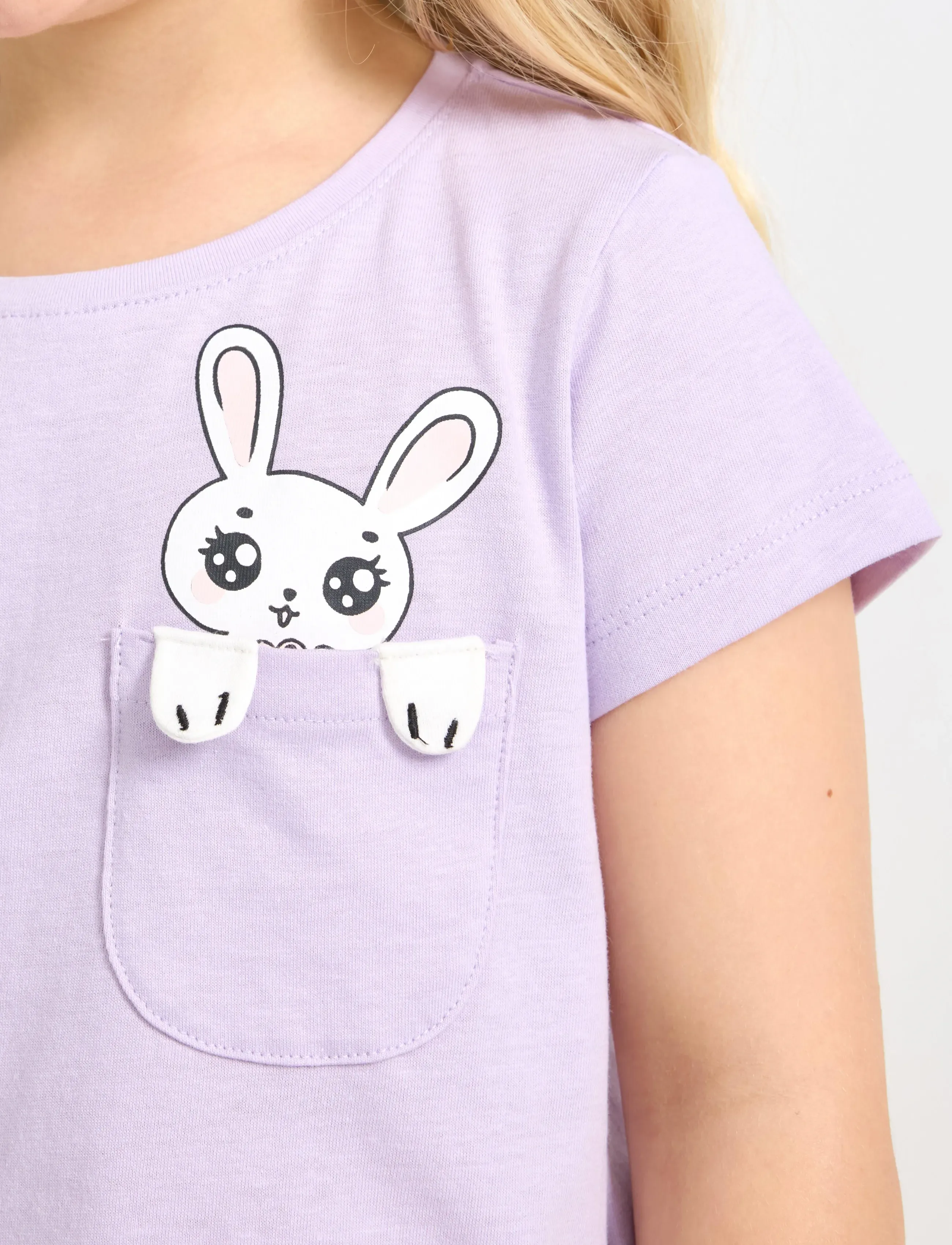 Lindex - Short sleeved top - lühikeste varrukatega t-särgid - light lilac - 4