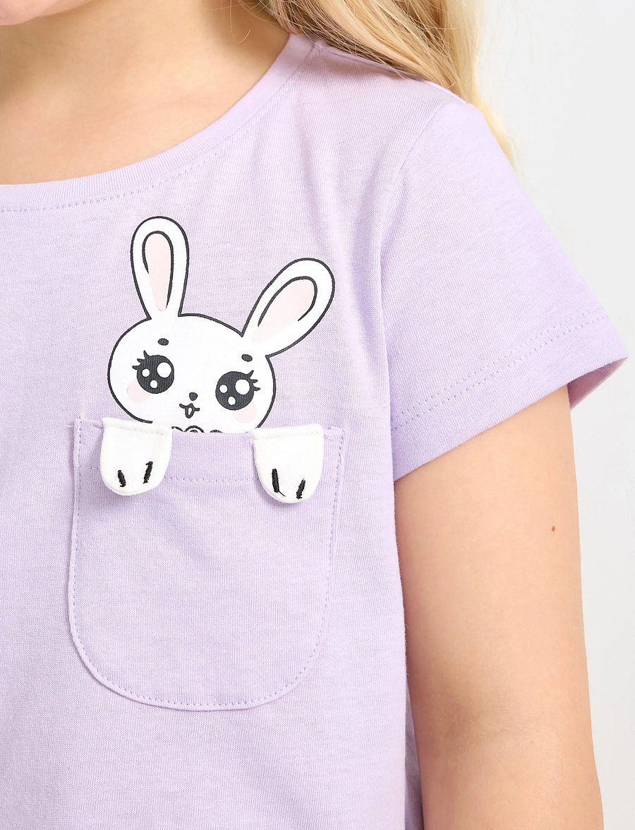 Lindex - Short sleeved top - kurzärmelige - light lilac - 4