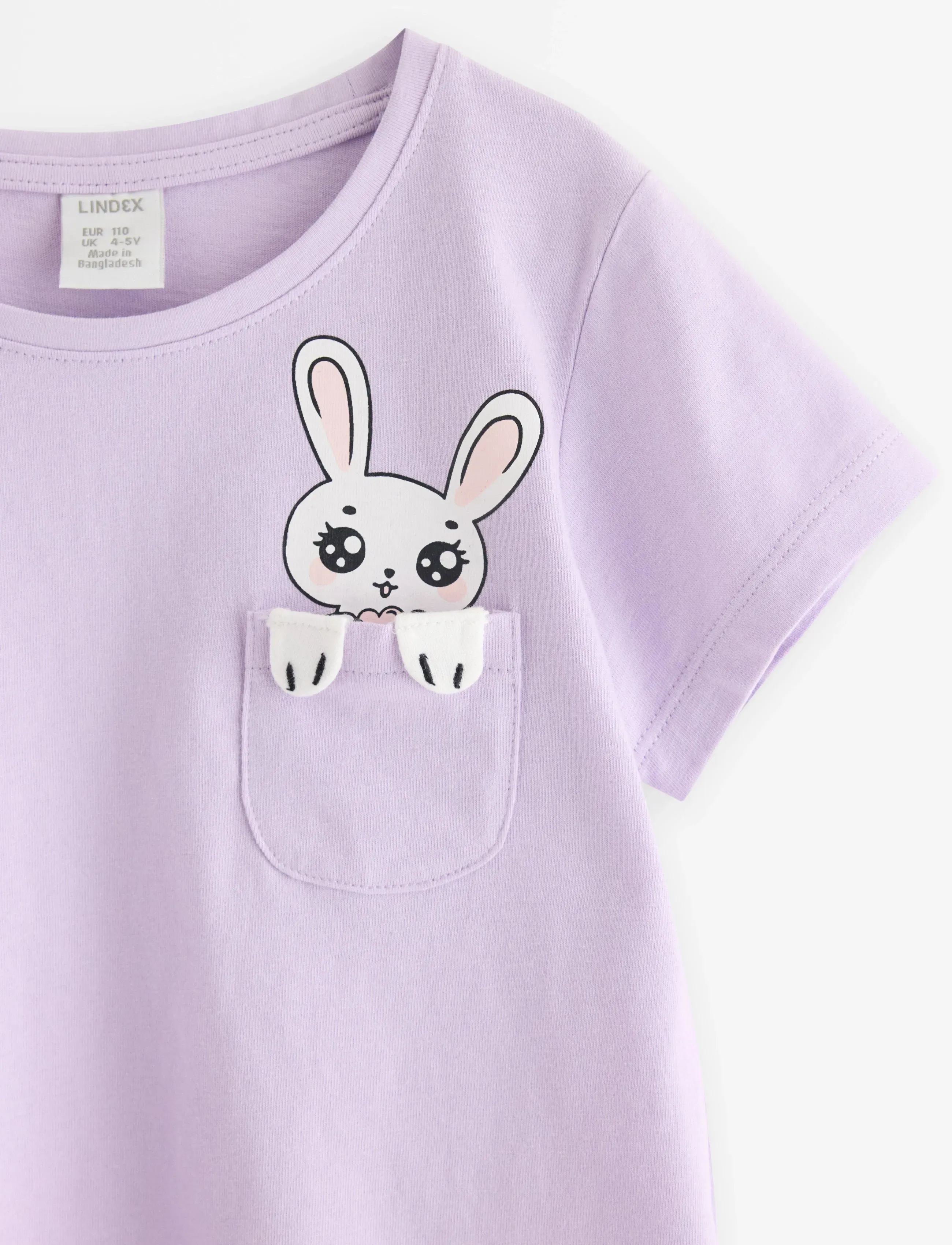 Lindex - Short sleeved top - lühikeste varrukatega t-särgid - light lilac - 5