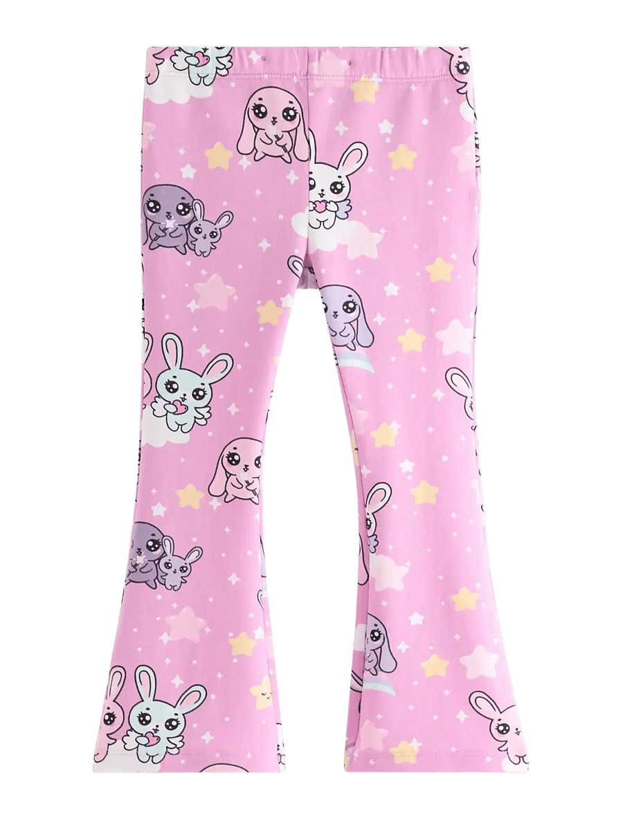 Lindex - Flared leggings with brushed inside - retuusid - light lilac - 1