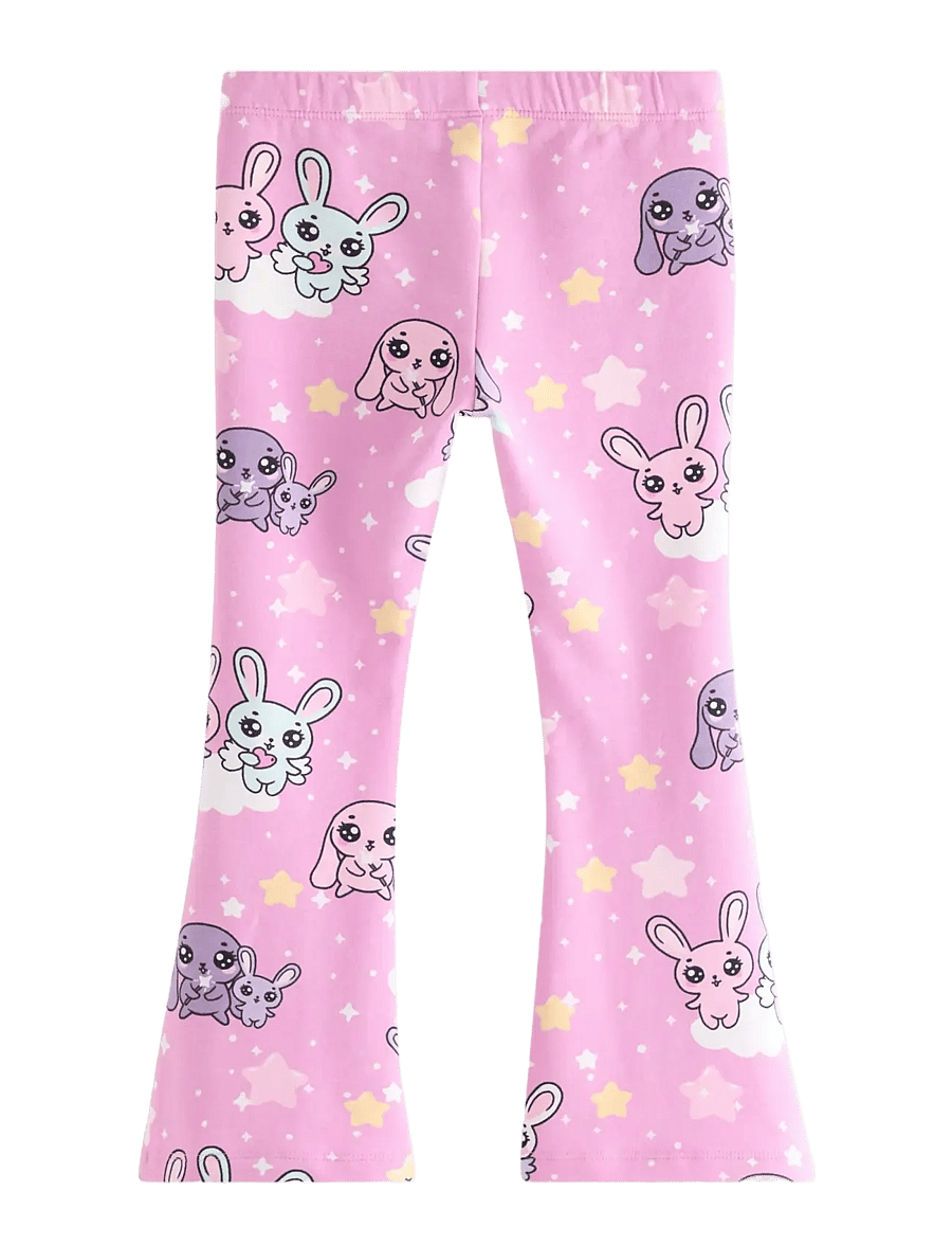 Lindex - Flared leggings with brushed inside - retuusid - light lilac - 2