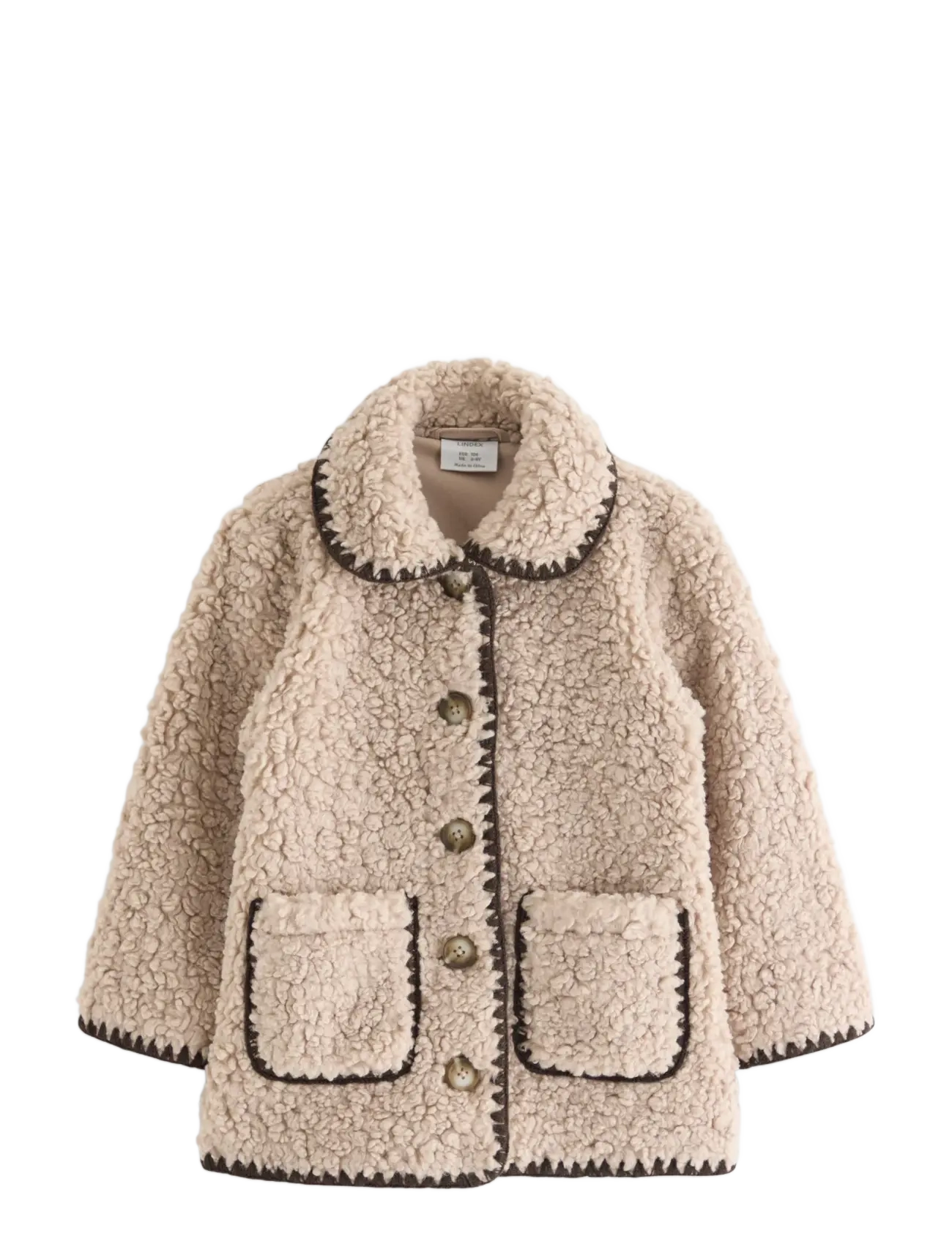 Lindex Teddy jacket - Clothing - DUSTY BEIGE / beige