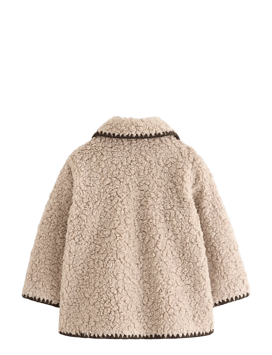Lindex - Teddy jacket - fleecejacken - dusty beige - 2