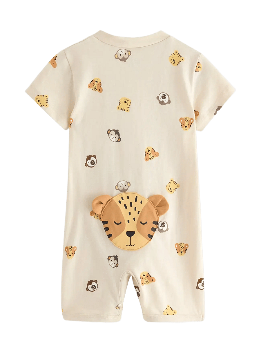 Lindex - Pyjama romper - schlafoveralls - light beige - 1