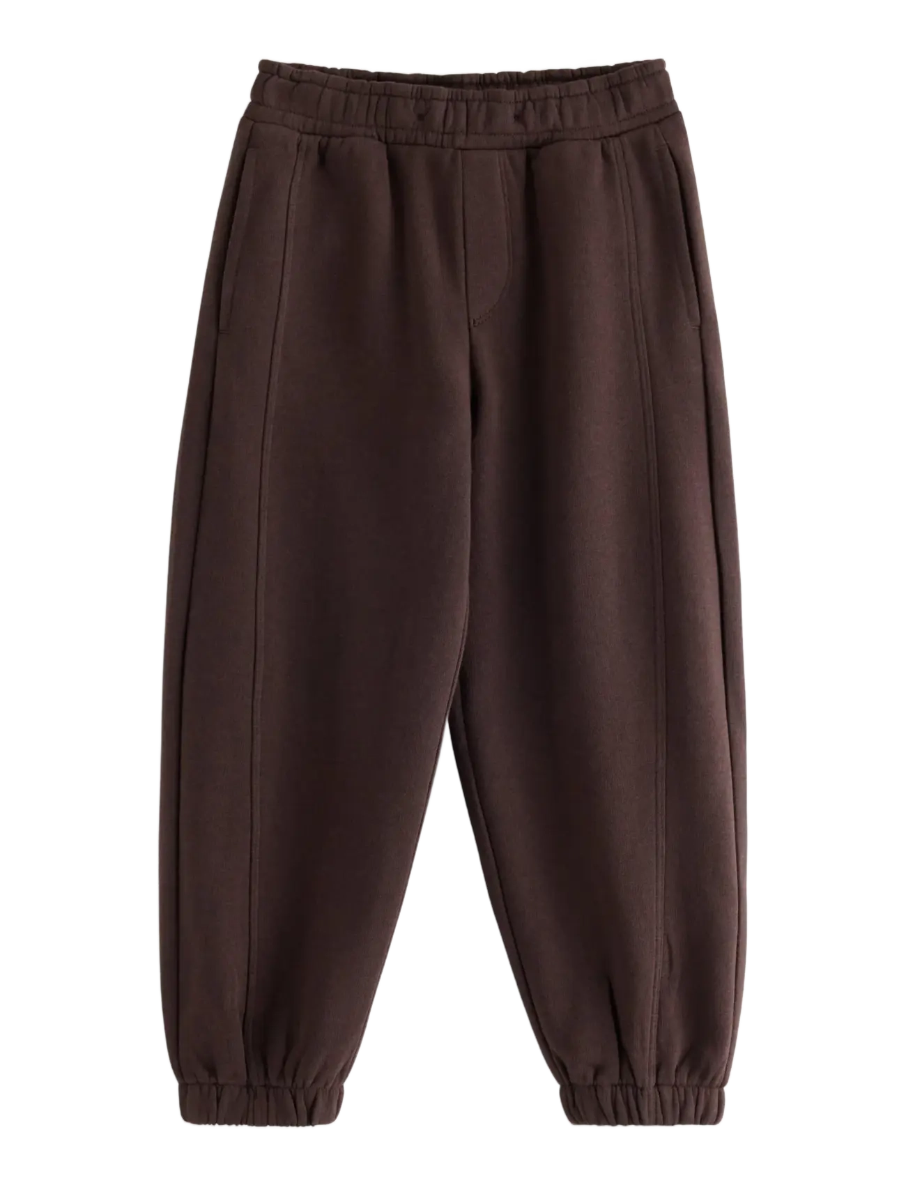 Lindex Joggers with brushed inside - Hosen - DARK BROWN / brown