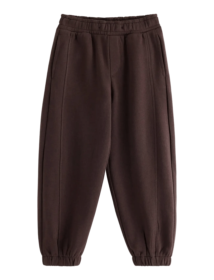 Lindex - Joggers with brushed inside - jogginghosen - dark brown - 1