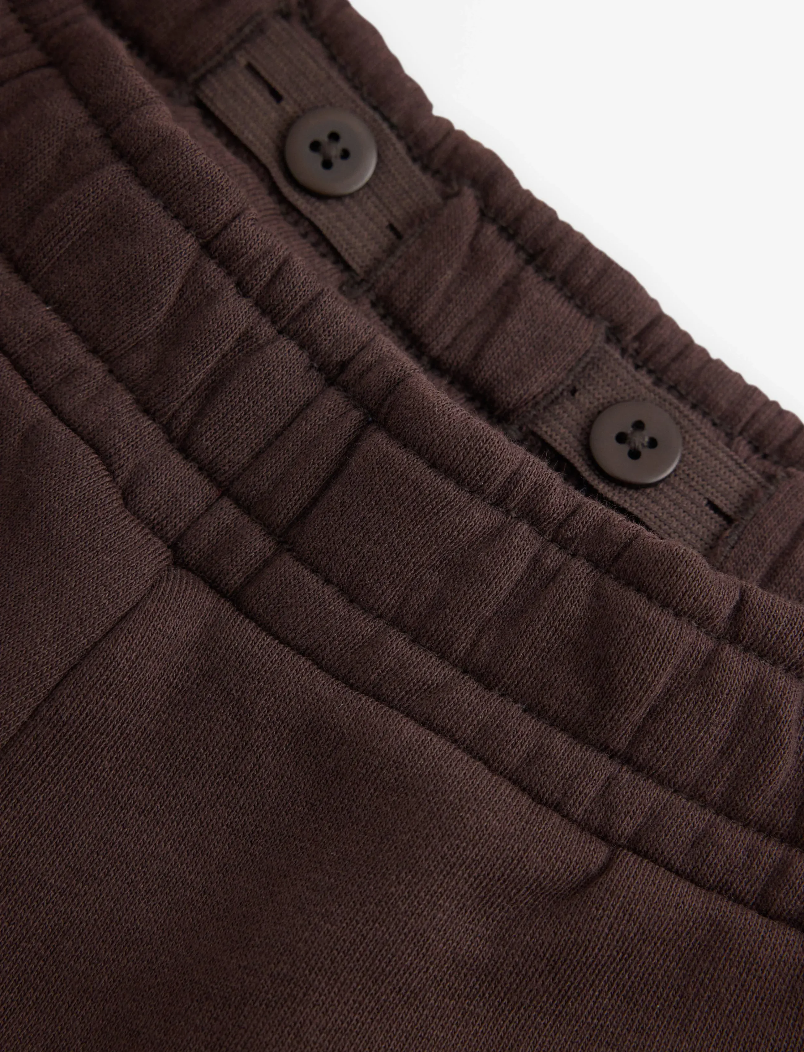 Lindex - Joggers with brushed inside - jogginghosen - dark brown - 5