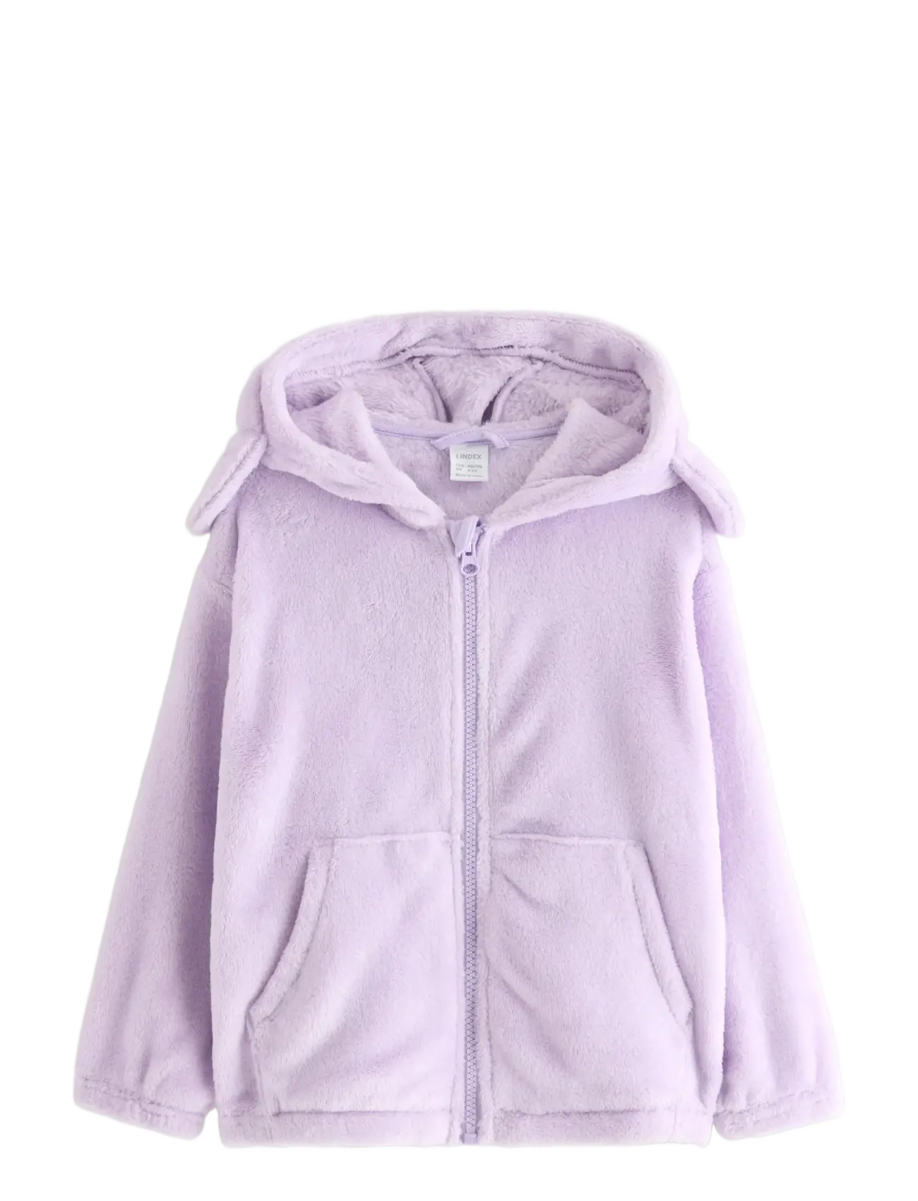 Lindex Hoodie in pile - Tøj - LIGHT LILAC / purple
