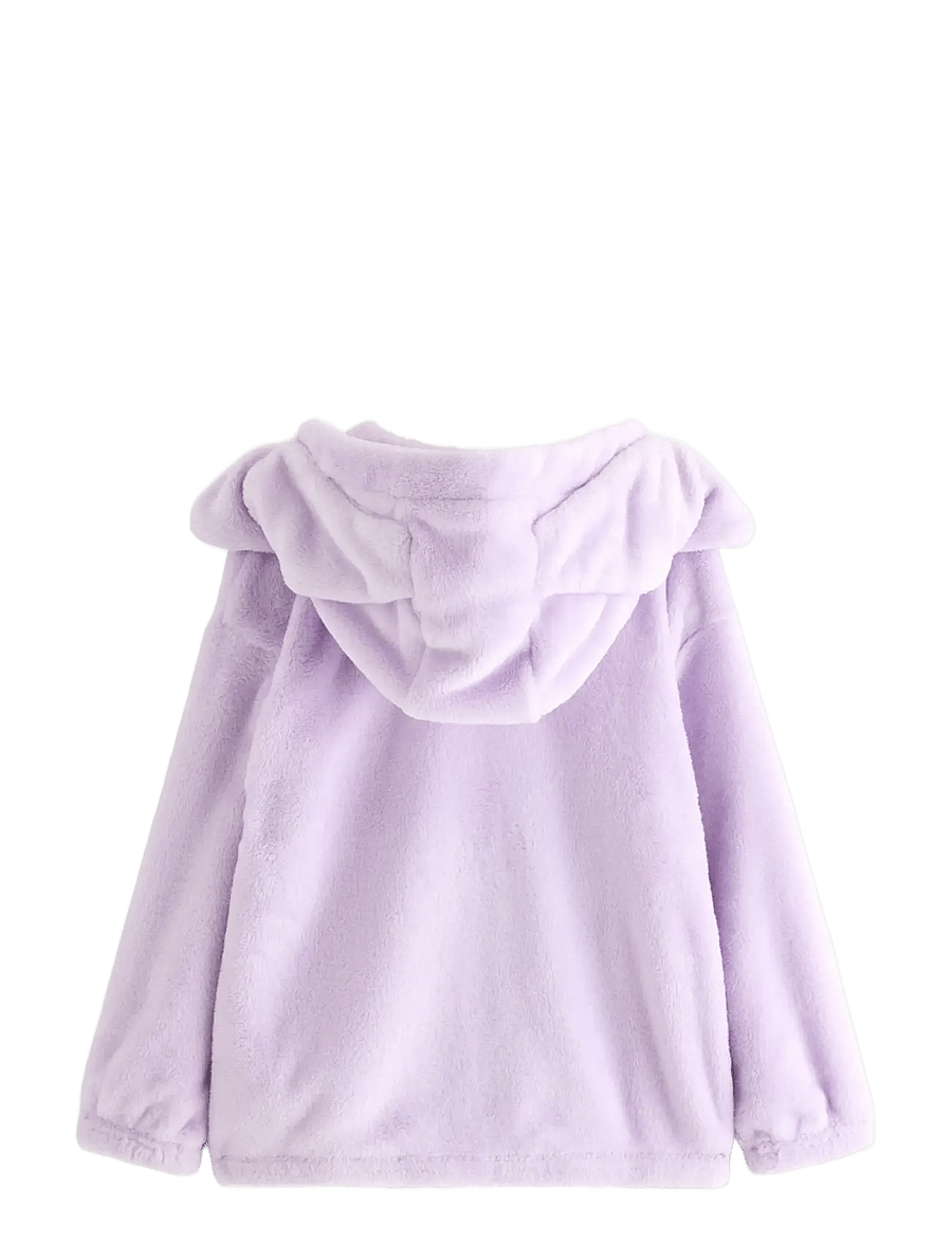 Lindex - Hoodie in pile - light lilac - 1