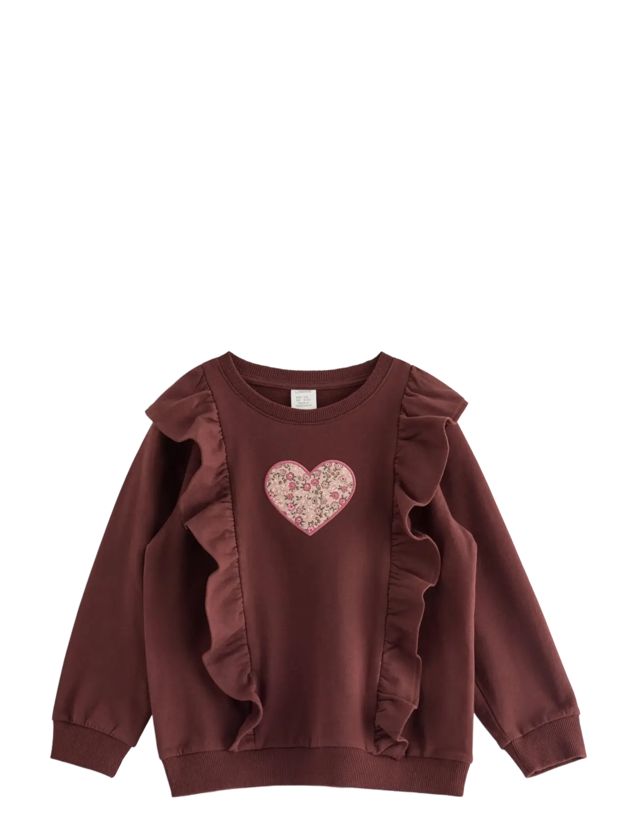 Lindex Sweatshirt with brushed inside - Oberteile - DARK BROWN / brown