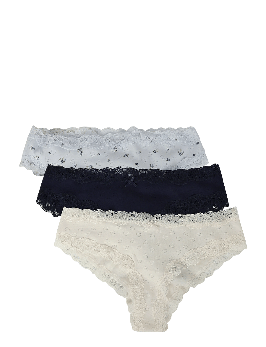 Lindex - Brazilian briefs with low waist - brazilian slips - light blue - 1