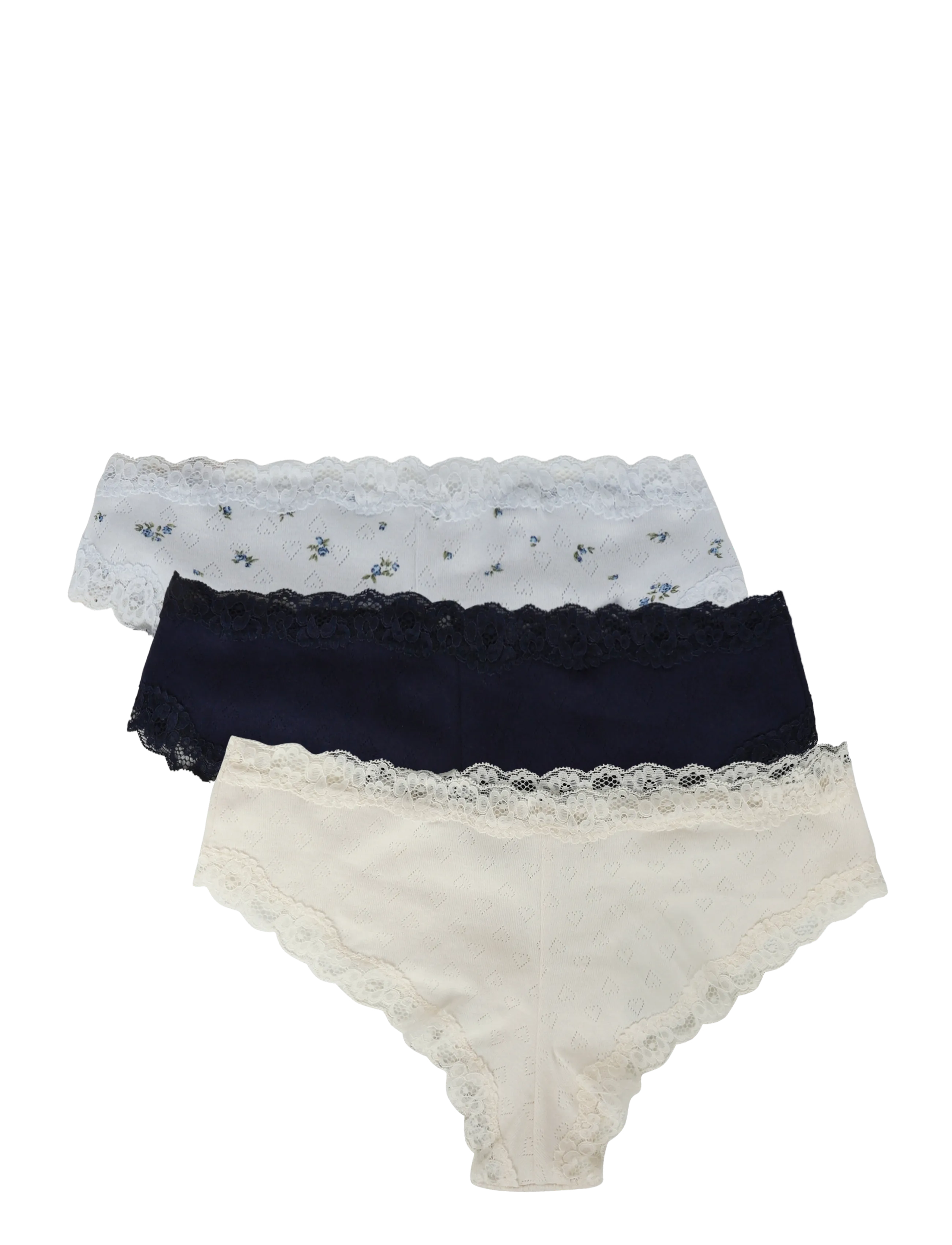 Lindex - Brazilian briefs with low waist - brazilian slips - light blue - 2