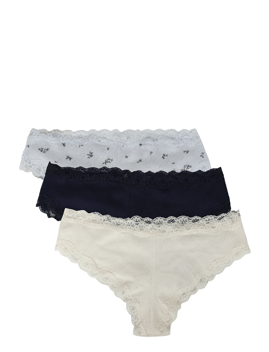 Lindex - Brazilian briefs with low waist - brazilian slips - light blue - 2