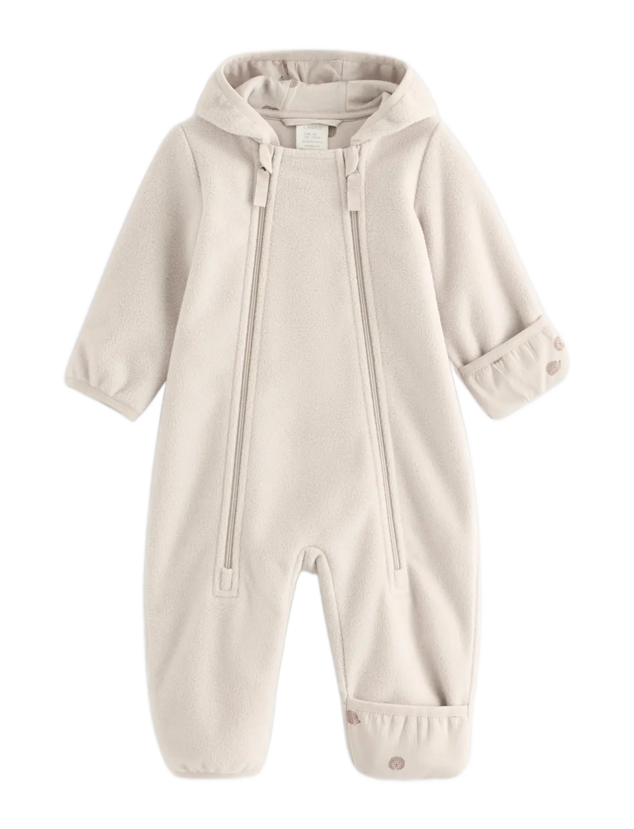 Lindex Wind fleece pramsuit - Lindex - LIGHT BEIGE / beige