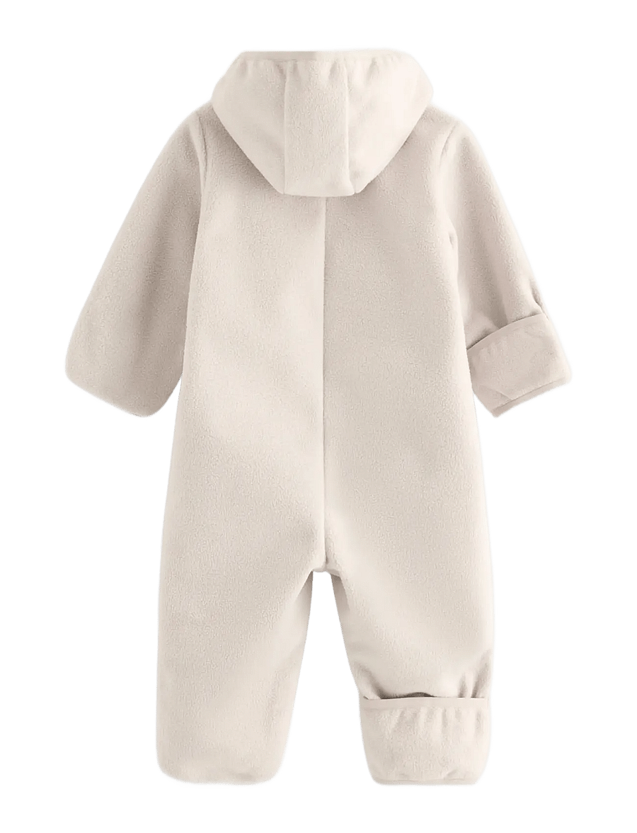 Lindex - Wind fleece pramsuit - buksedragter - light beige - 1