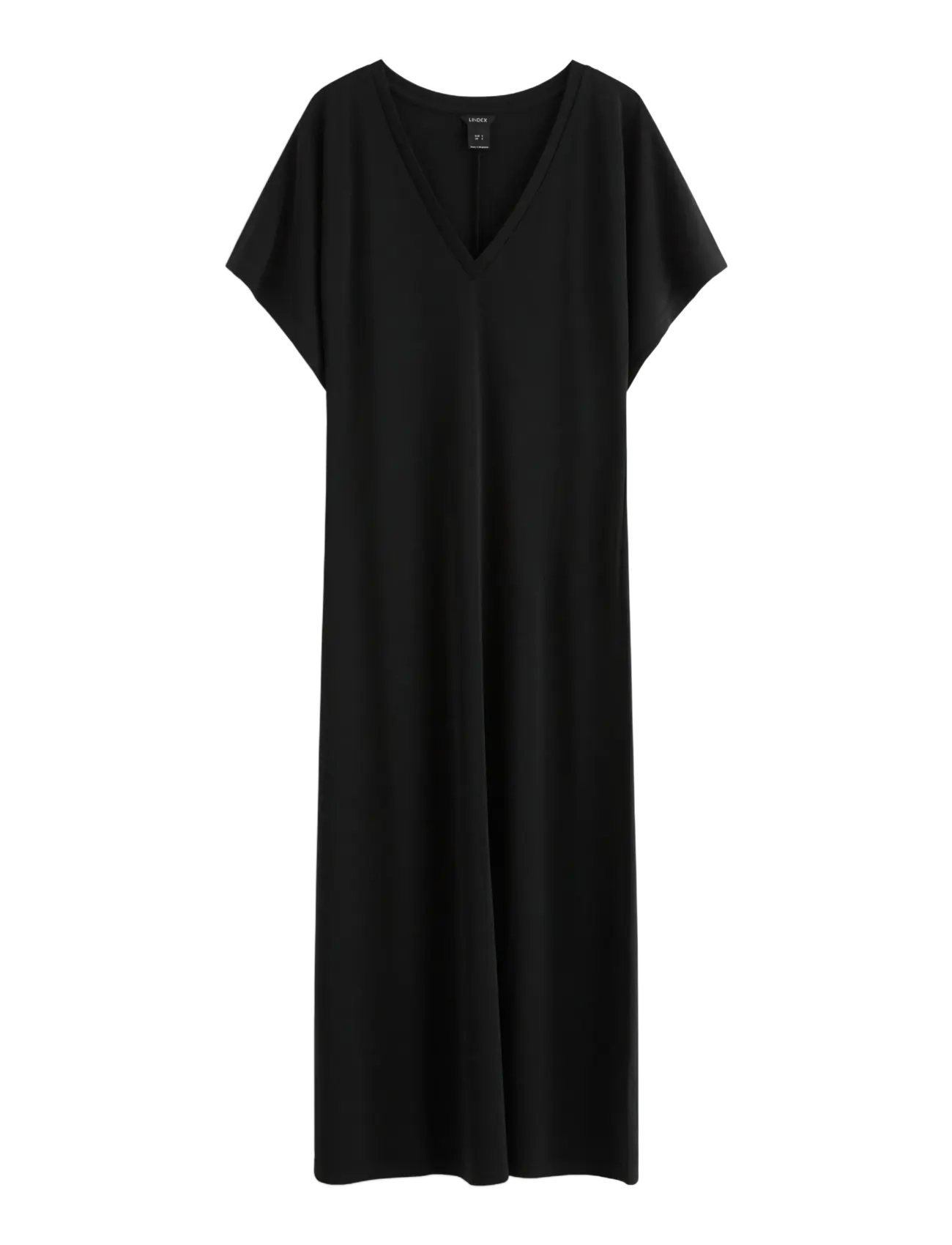 Lindex - Short sleeved dress - t-shirtkjoler - black - 1