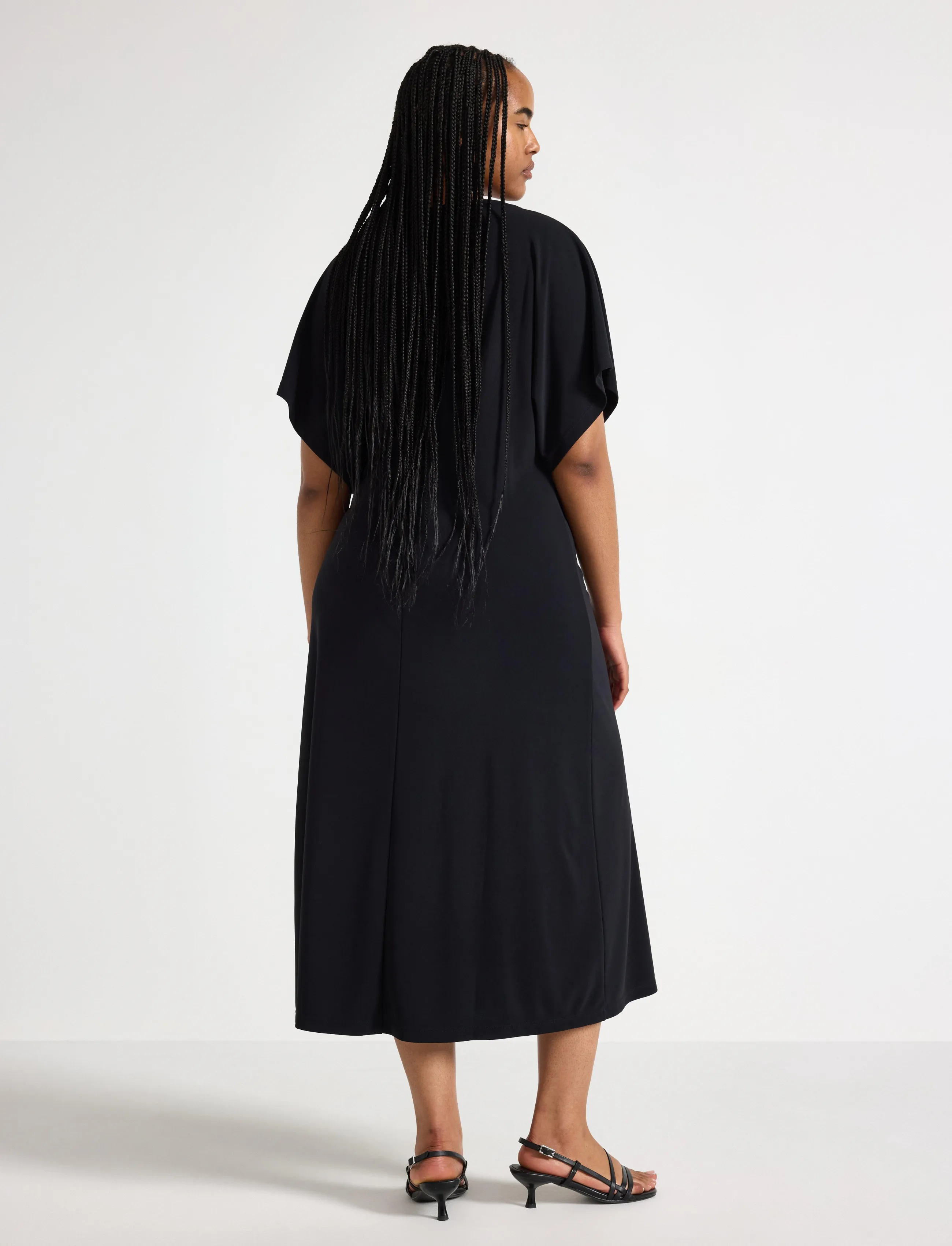 Lindex - Short sleeved dress - t-shirtkjoler - black - 3