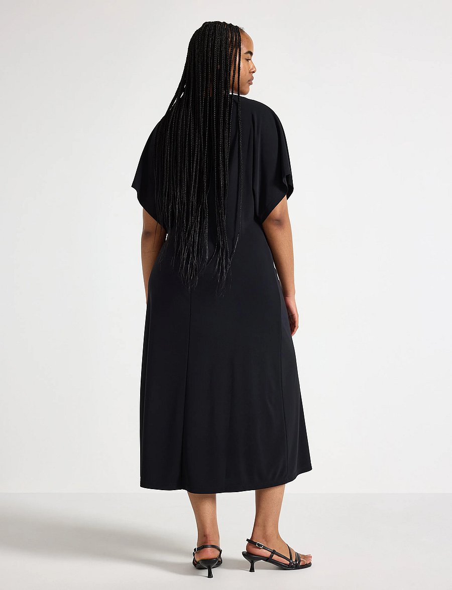 Lindex - Short sleeved dress - t-shirtkjoler - black - 3