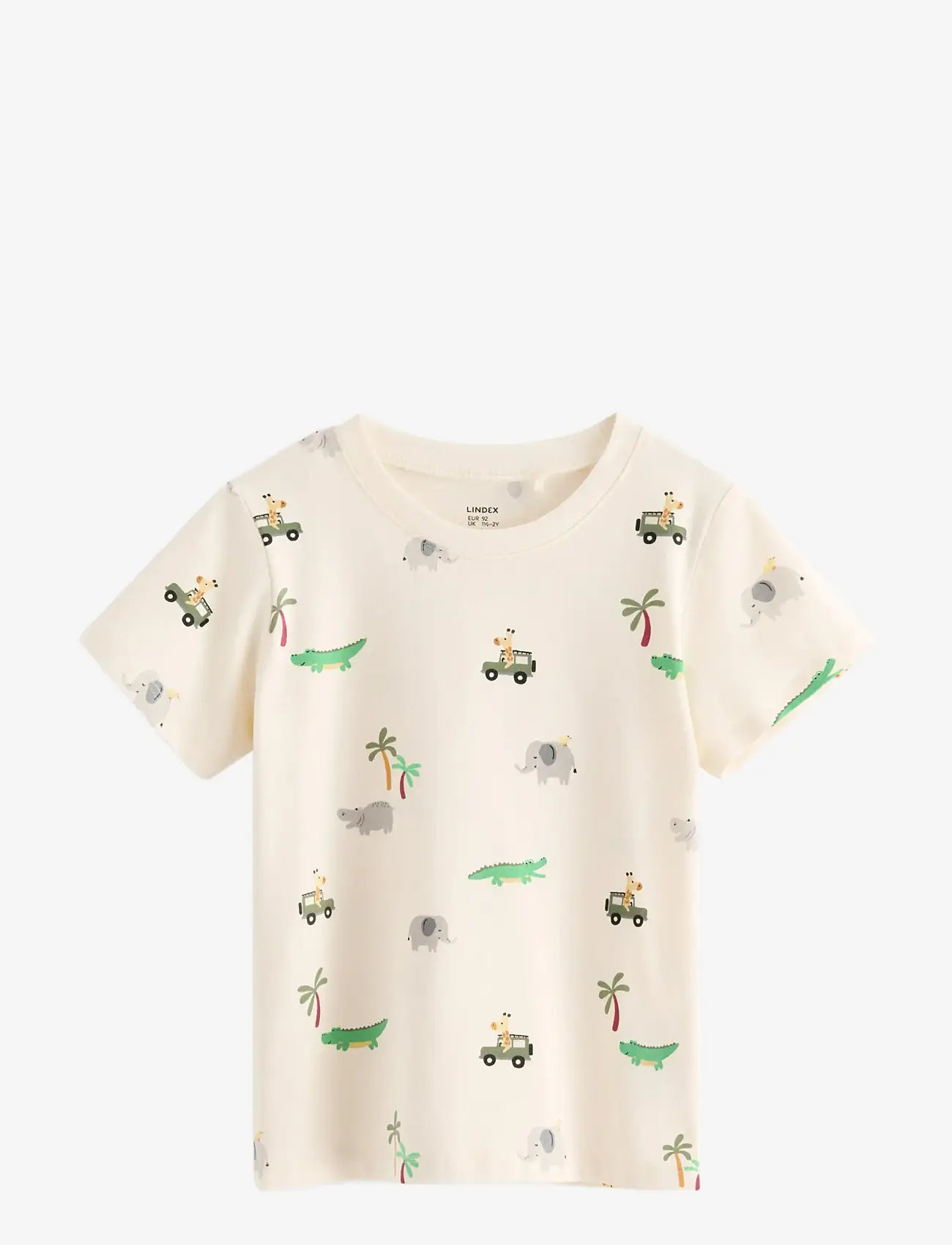 Lindex - T-shirt - kurzärmelige - white - 0