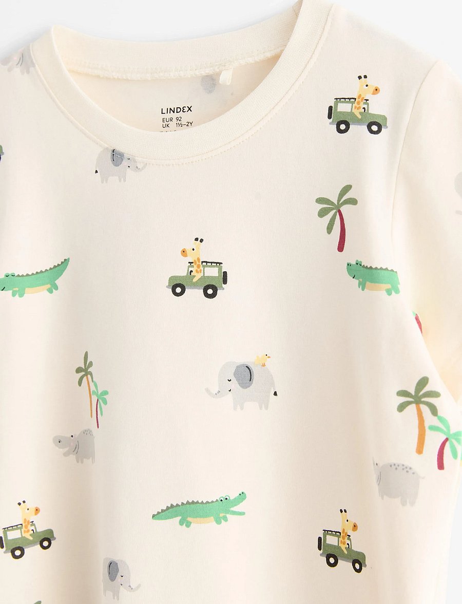 Lindex - T-shirt - kortærmede t-shirts - white - 2