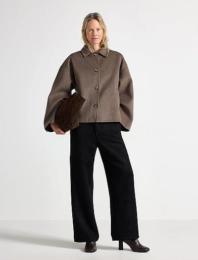 Jacket In Wool Blend - Uldjakker