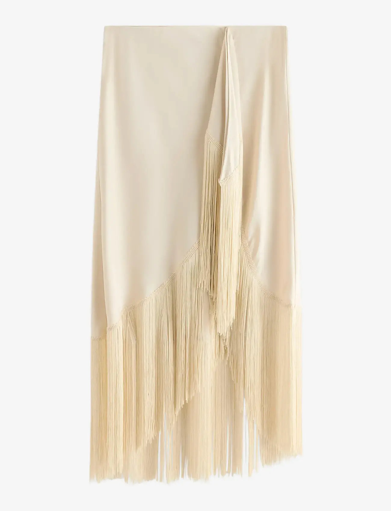 Lindex - Skirt in satin - satinnederdele - light beige - 1