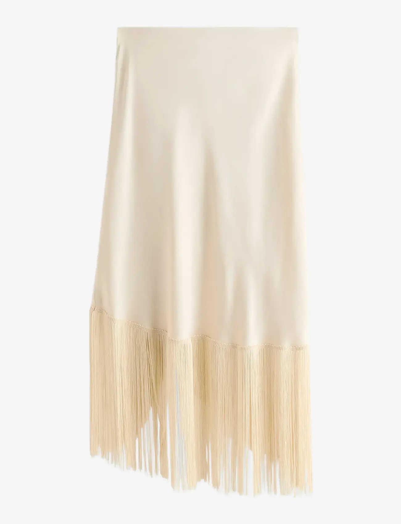 Lindex - Skirt in satin - satinnederdele - light beige - 2