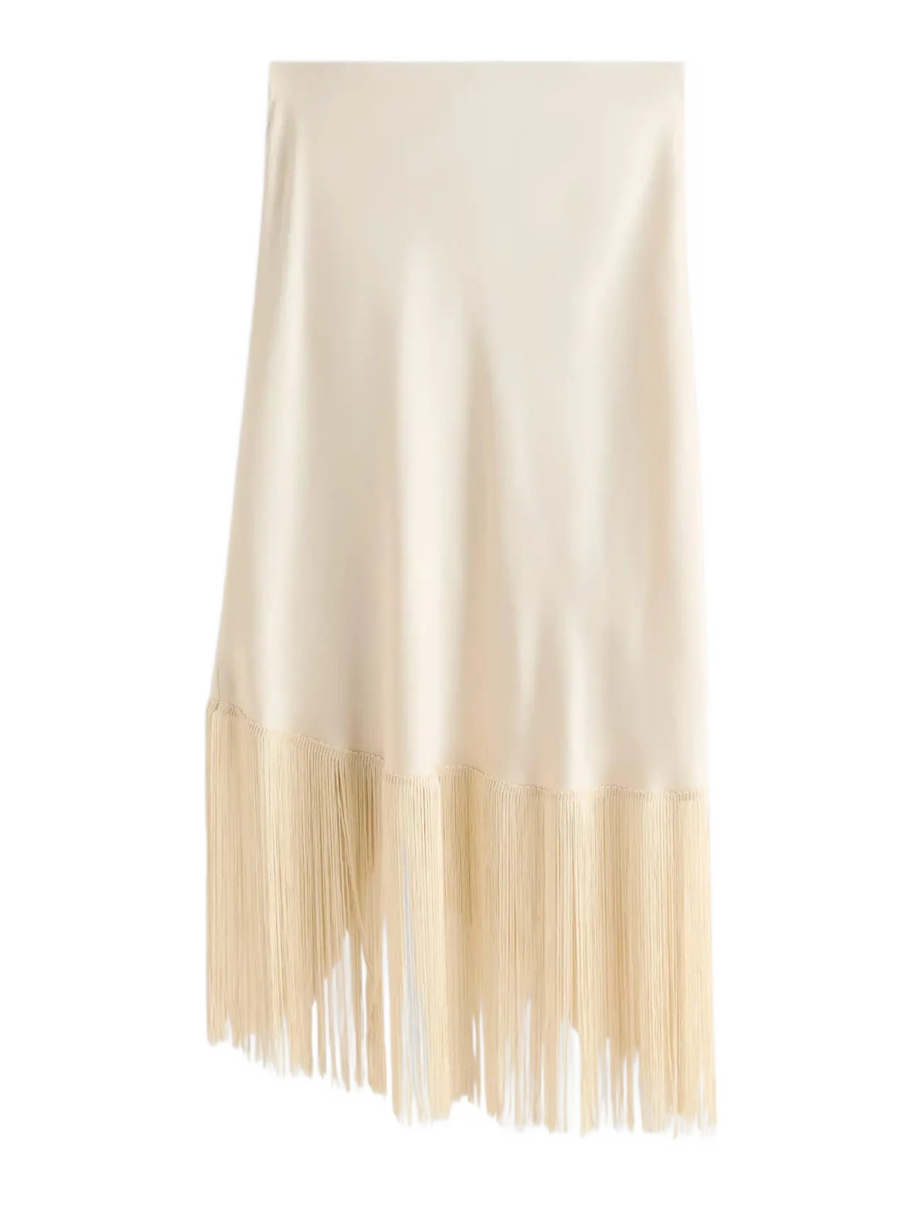 Lindex - Skirt in satin - satengskjørt - light beige - 2