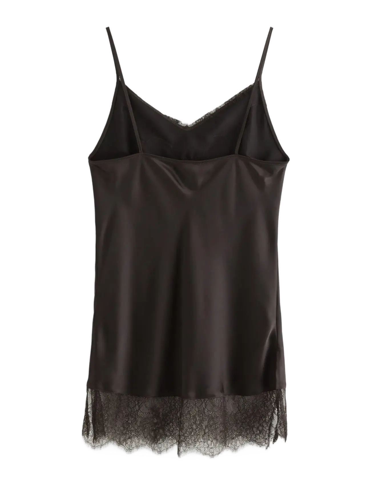 Lindex - Camisole in satin - special occasions - dark brown - 2