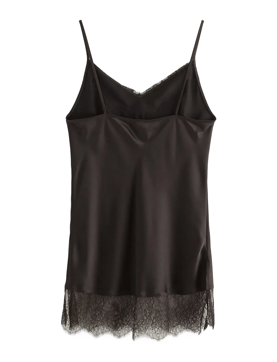 Lindex - Camisole in satin - erilised sündmused - dark brown - 2