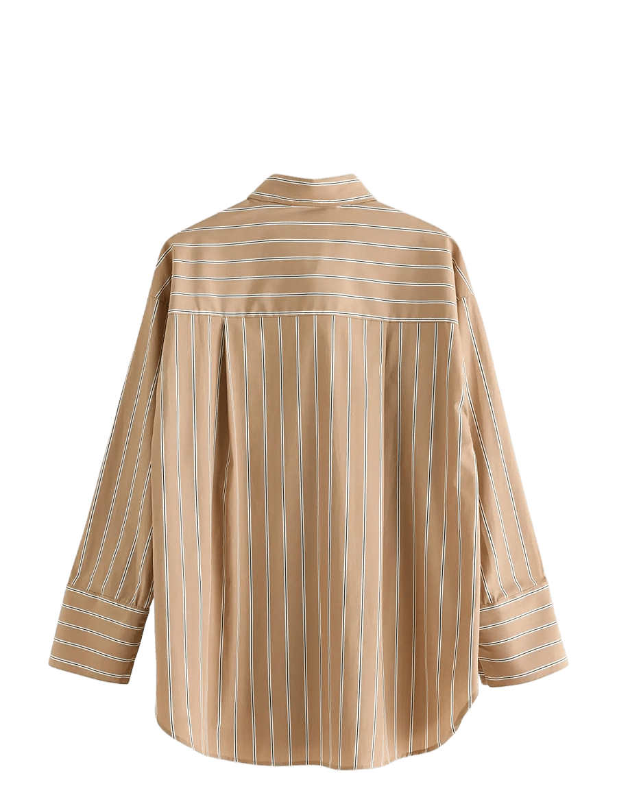 Lindex - Oversized shirt - overshirts - dark beige - 2