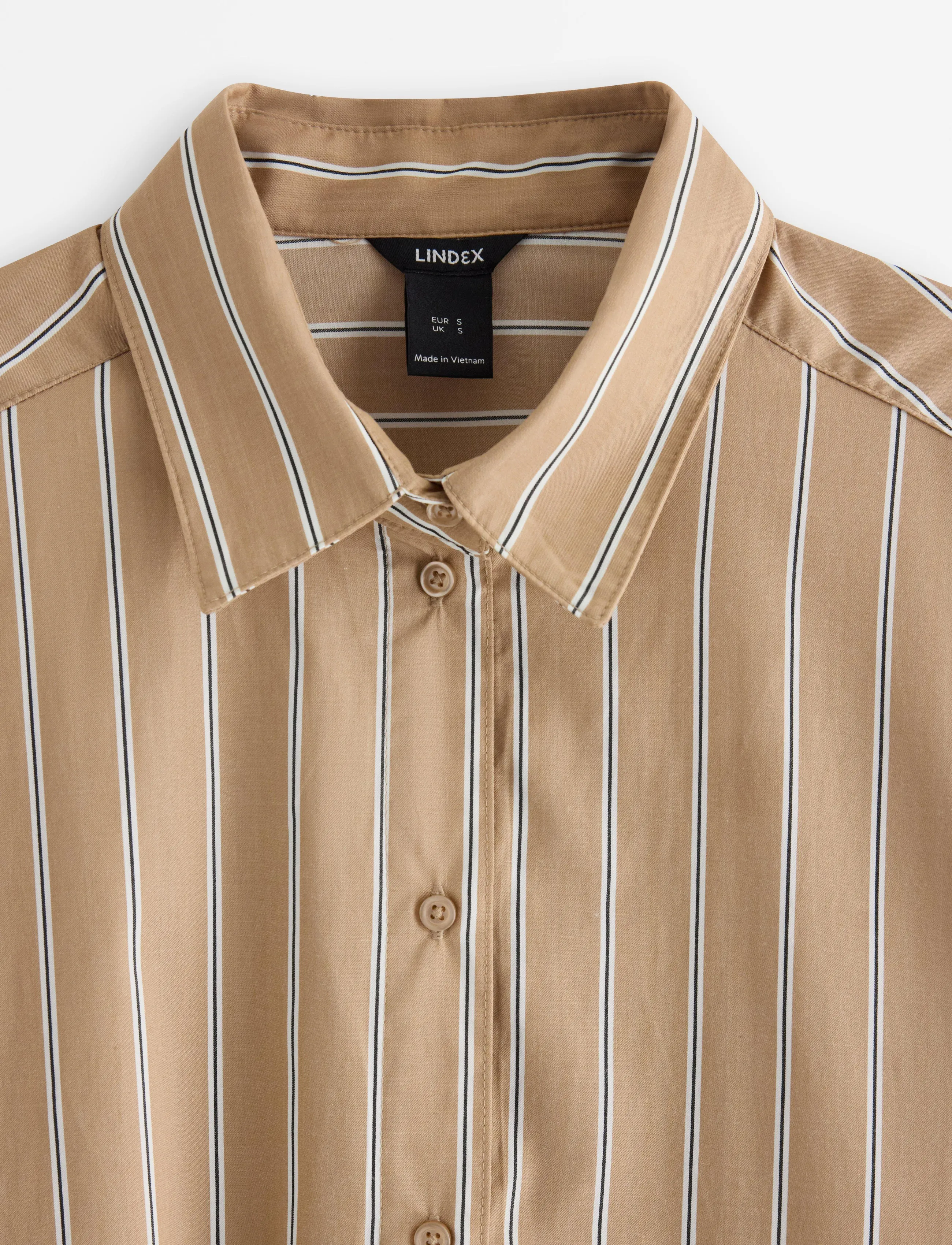 Lindex - Oversized shirt - overshirts - dark beige - 5