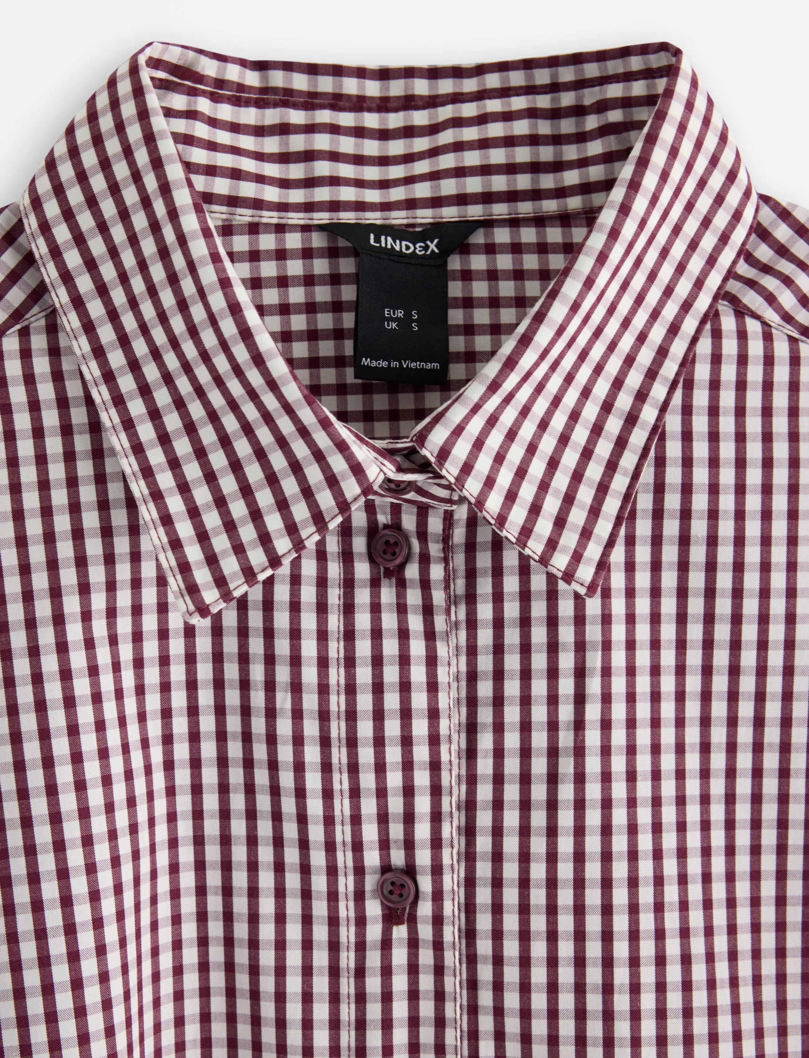 Lindex - Oversized shirt - overshirts - dark dusty red - 5