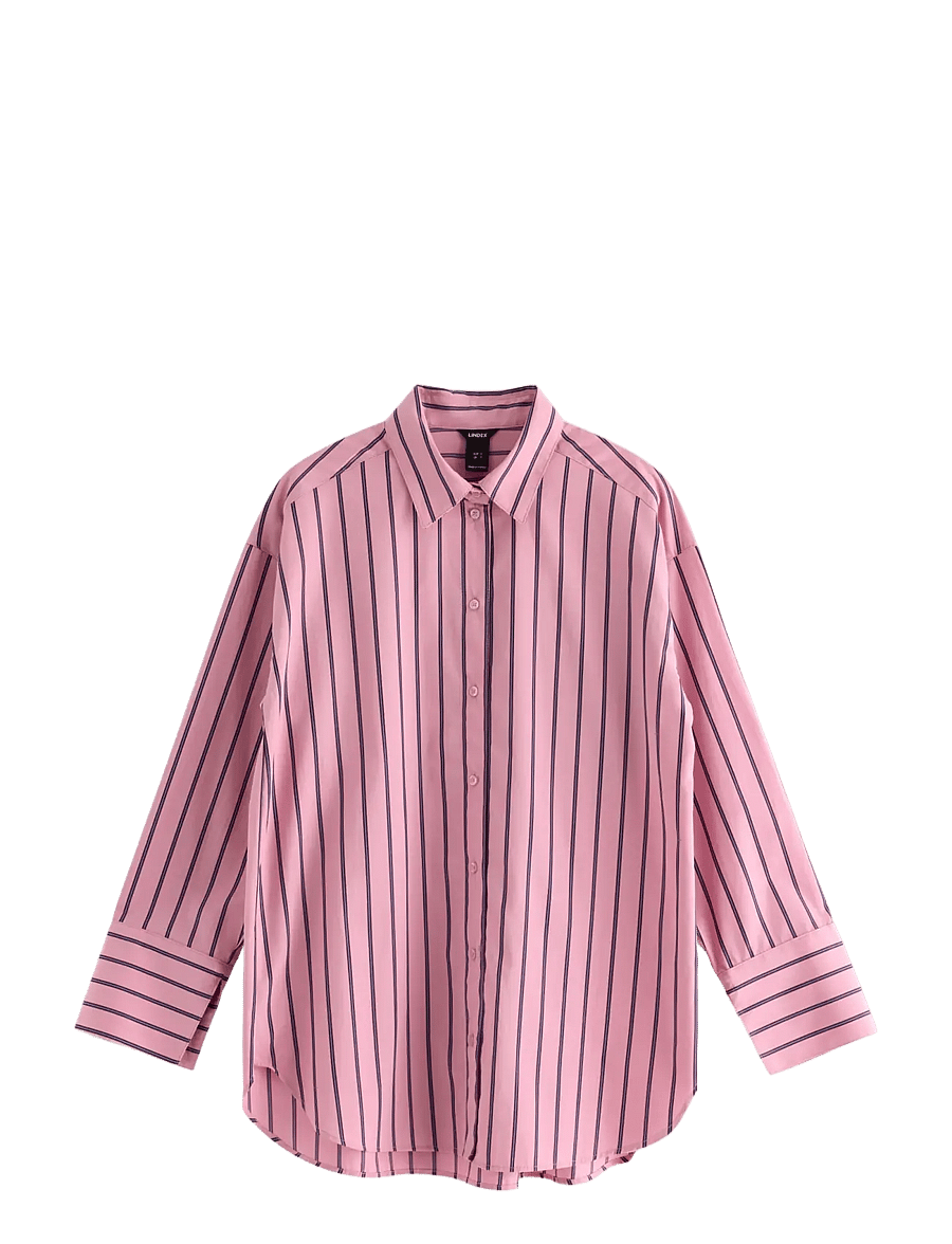 Lindex - Oversized shirt - overshirts - light dusty pink - 1