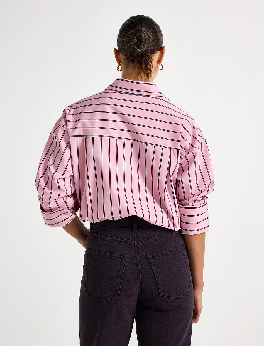Lindex - Oversized shirt - overshirts - light dusty pink - 3