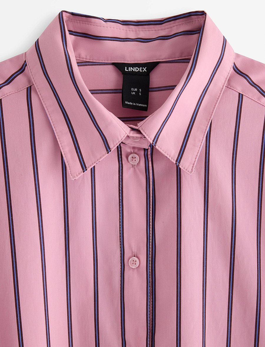 Lindex - Oversized shirt - overshirts - light dusty pink - 5
