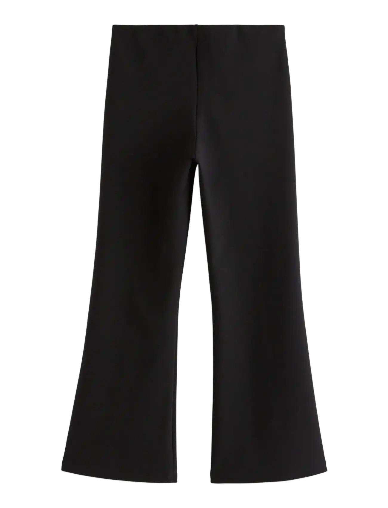 Lindex - Flared cropped trousers - alt laiad püksid - black - 2