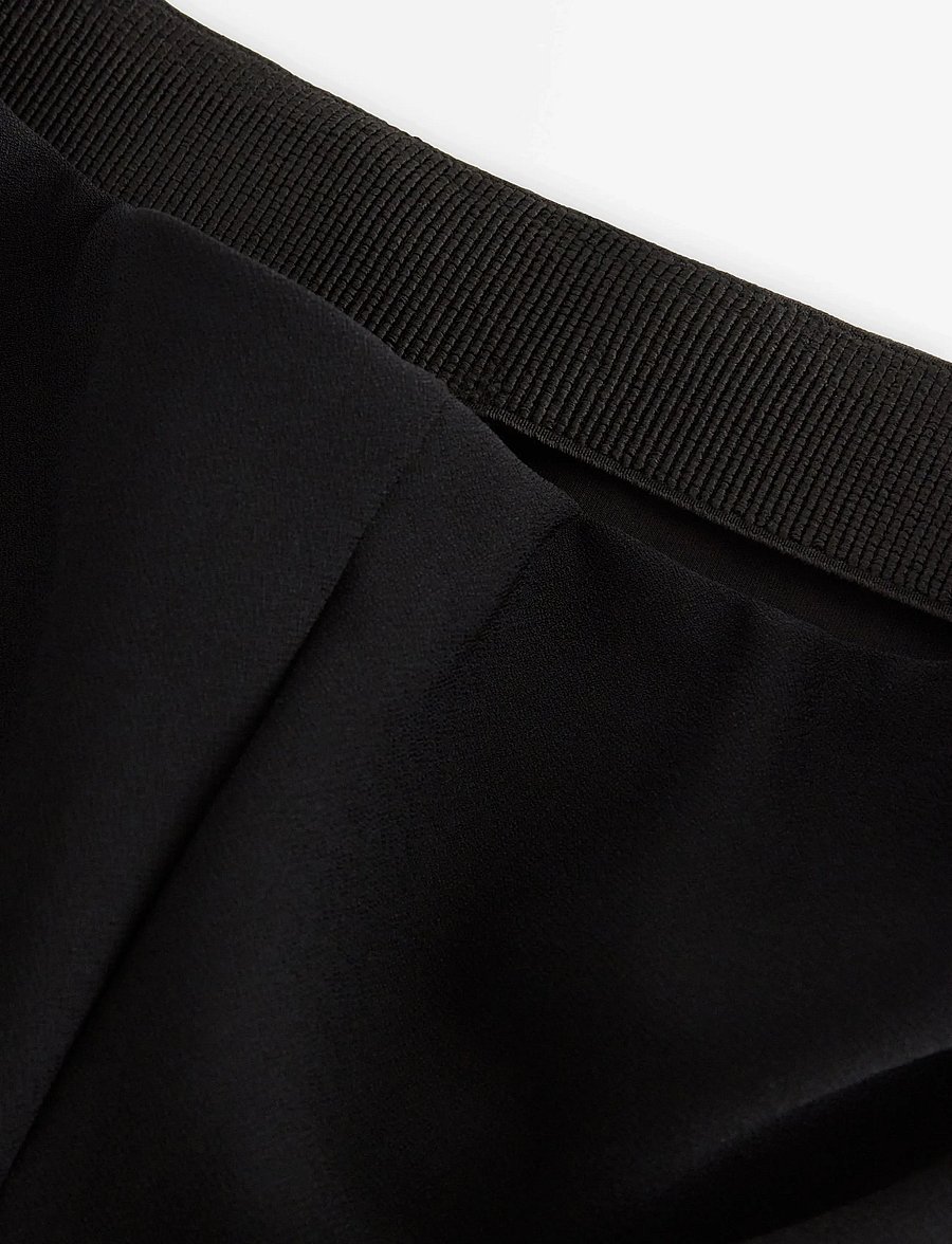 Lindex - Flared cropped trousers - alt laiad püksid - black - 5